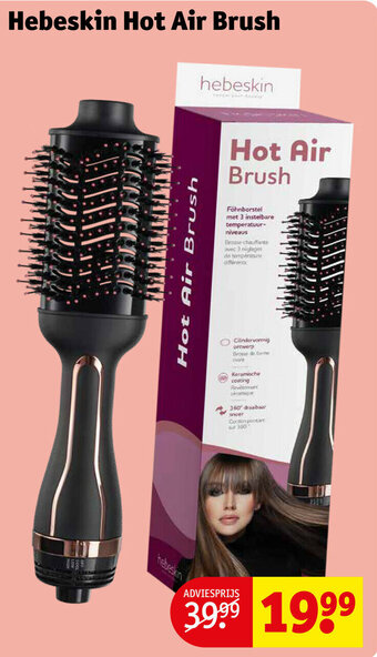 Kruidvat Hebeskin hot air brush aanbieding