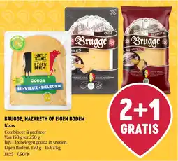 Delhaize Brugge, nazareth of eigen bodem kaas aanbieding