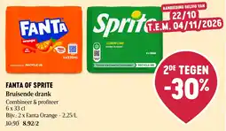Delhaize Fanta of Sprite aanbieding
