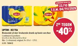 Delhaize Lipton - ice tea aanbieding