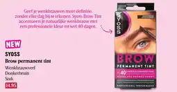 Delhaize Syoss brow permanent tint aanbieding