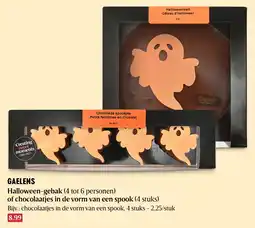 Delhaize Halloween-gebak of chocoatjes in de vorm van een spook aanbieding