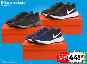 Kruidvat Nike sneakers** 37.5 t/m 45 aanbieding