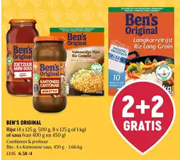 Delhaize Ben's Original rijst en saus aanbieding