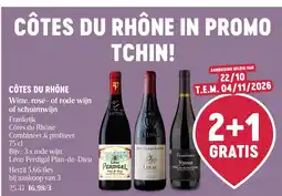 Delhaize Côtes du Rhône aanbieding
