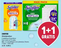 Delhaize Swiffer duster refills aanbieding