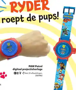 Intertoys PAW Patrol digitaal projectiehorloge aanbieding