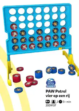 Intertoys PAW Patrol vier op een rij aanbieding