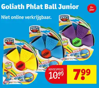 Kruidvat Goliath phlat ball junior 6+ jaar aanbieding