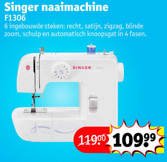 Kruidvat Singer naaimachine F1306 aanbieding