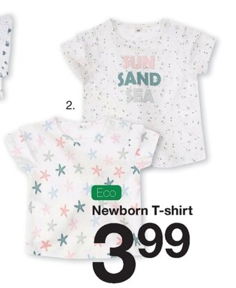 Zeeman Newborn T-shirt aanbieding