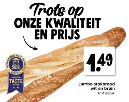 Jumbo Jumbo stokbrood aanbieding