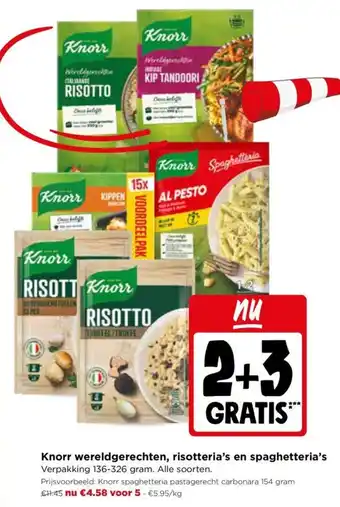Knorr wereldgerechten, risotteria's en spaghettiërs