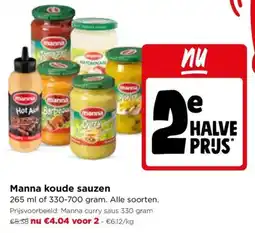 Jumbo Manna koude sauzen aanbieding