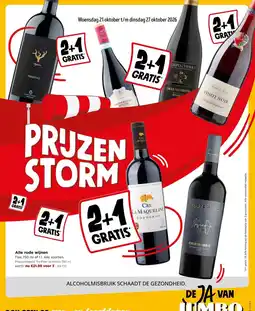 Jumbo Alle rode wijnen aanbieding