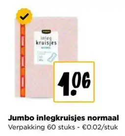 Jumbo Jumbo inlegkruisjes normaal aanbieding