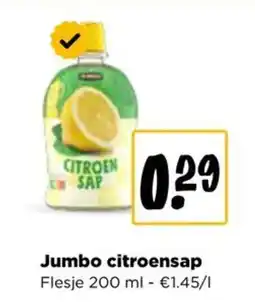 Jumbo Jumbo citroensap aanbieding