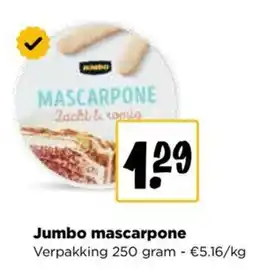 Jumbo Jumbo mascarpone aanbieding