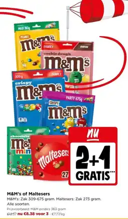 Jumbo M&M's of Maltesers aanbieding