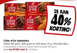 Jumbo Côte d'Or tabletten aanbieding