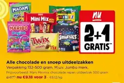 Jumbo Alle chocolade en snoep uitdeelzakken aanbieding