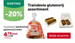 AVEVE Traindevie glutenvrij assortiment aanbieding