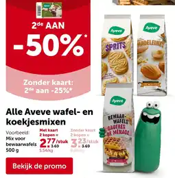 AVEVE Alle Aveve wafel- en koekjesmixen aanbieding