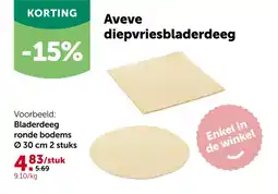 AVEVE Aveve diepvriesbladerdeeg aanbieding