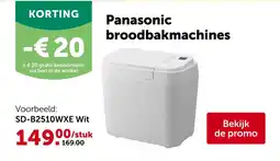 AVEVE Panasonic broodbakmachines aanbieding