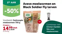 AVEVE Gedroogde meelwormen aanbieding