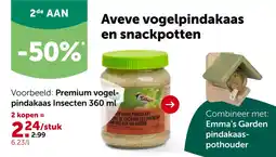 AVEVE Aveve vogelpindakaas en snackpotten aanbieding