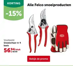 AVEVE Felco snoeiproducten aanbieding