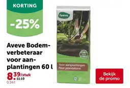 AVEVE Aveve Bodemverbeteraar voor aanplantingen aanbieding