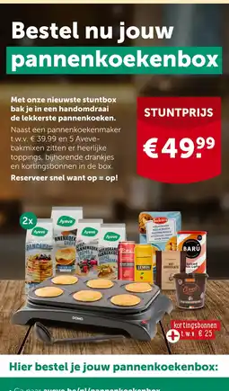 AVEVE pannenkoekenbox aanbieding
