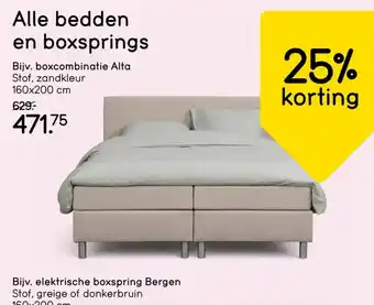 Alle bedden en boxsprings