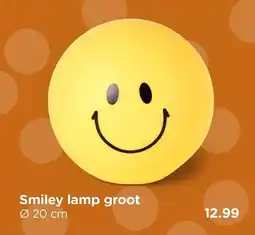 Xenos Smiley lamp groot aanbieding