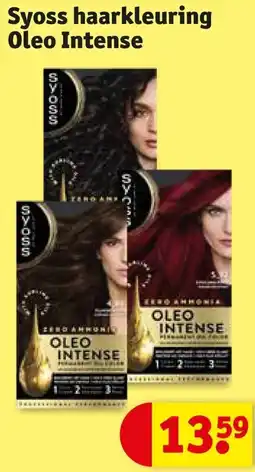 Kruidvat Syoss haarkleuring Oleo Intense aanbieding