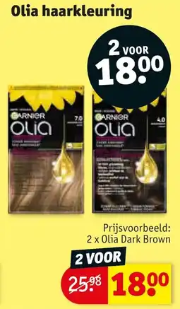 Kruidvat Olia haarkleuring aanbieding