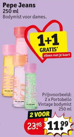 Kruidvat Pepe Jeans Bodymist voor dames aanbieding