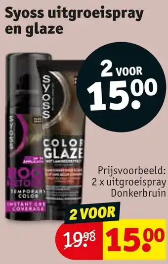 Syoss uitgroeispray en glaze