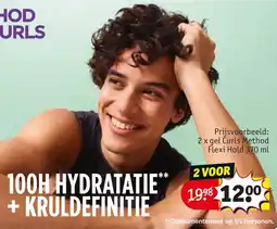 Kruidvat gel curls method flexi hold aanbieding