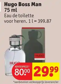 Kruidvat Hugo Boss Man Eau de toilette voor heren aanbieding