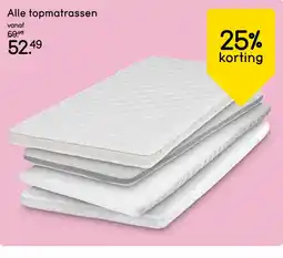 Leen Bakker Alle topmatrassen aanbieding