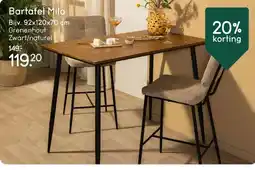 Leen Bakker Bartafel Milo aanbieding