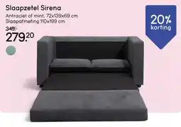 Leen Bakker Slaapzettel Sirena aanbieding