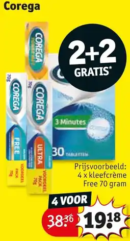 Kruidvat Corega kleefcrème aanbieding