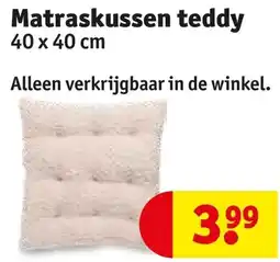 Kruidvat Matraskussen teddy aanbieding
