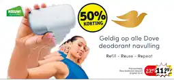 Kruidvat Dove deodorant navulling aanbieding