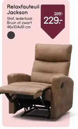 Leen Bakker Relaxfauteuil Jackson aanbieding