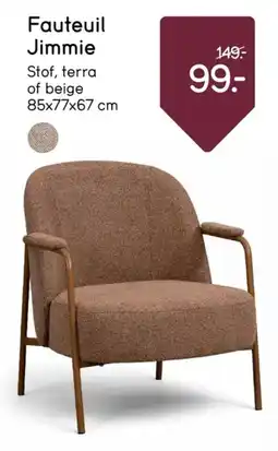 Leen Bakker Fauteuil Jimmie aanbieding